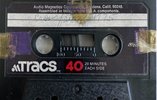 Compact Cassette Tracs 40 Type I Normal 1972 USA
