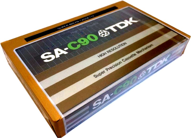 Compact Cassette TDK SA 90 Type II Chrome 1979 USA