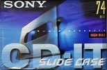 Compact Cassette Sony CD-IT 74 "C-74CDT2B" Type I Normal 1998 North America