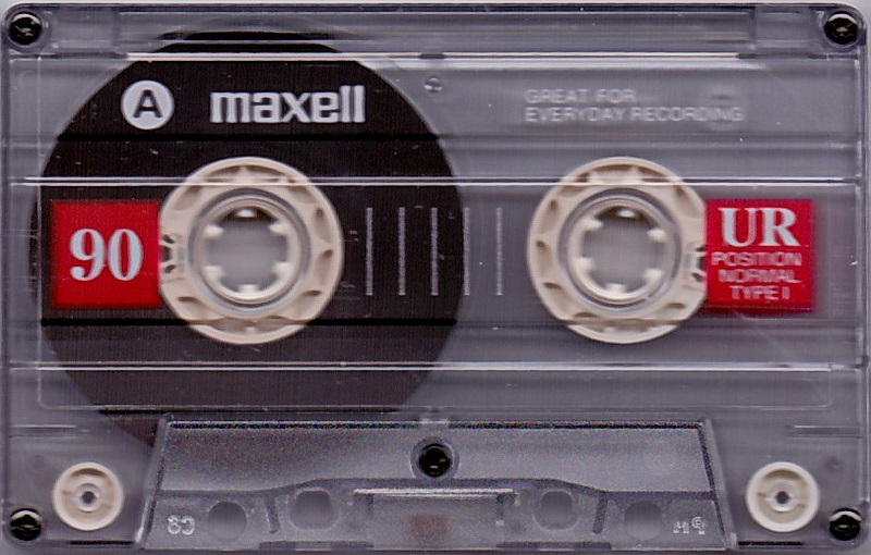 Compact Cassette Maxell UR 90 "UR-90(L) MEL" Type I Normal 2000 Europe