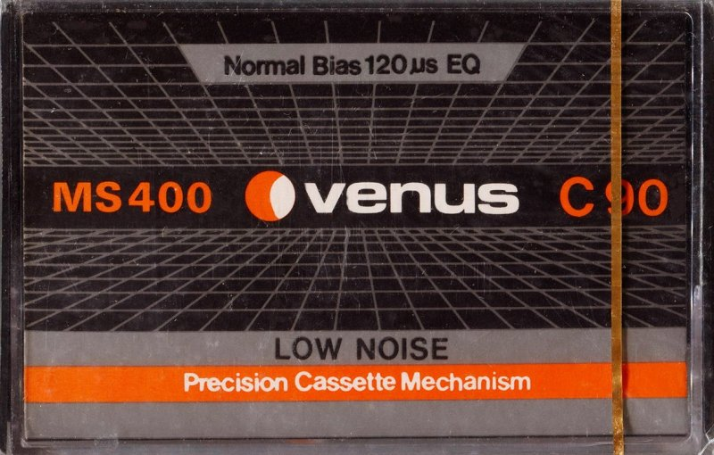 Compact Cassette Venus 90 "MS 400" Type I Normal 1984 Hong Kong