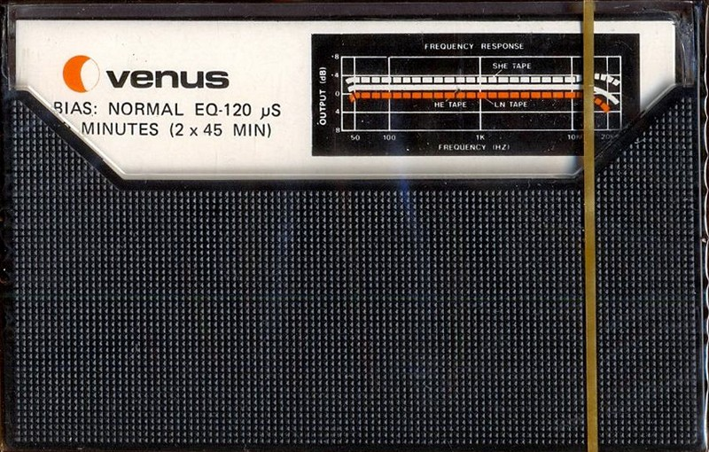 Compact Cassette Venus 90 "MS 400" Type I Normal 1984 Hong Kong
