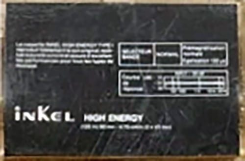 Compact Cassette Inkel HE 90 Type I Normal 1985 Spain