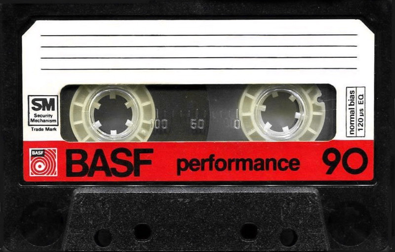 Compact Cassette BASF performance series 90 Type I Normal 1978 USA