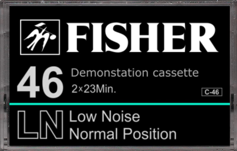 Compact Cassette Fisher LN 46 "RT-46LN" Type I Normal 1984 USA