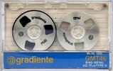Compact Cassette Gradiente GMT 46 Type IV Metal 1988 Latin America