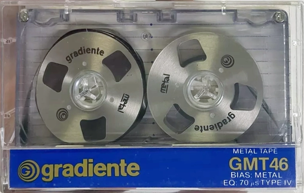 Compact Cassette Gradiente 46 "GMT" Type IV Metal Latin America