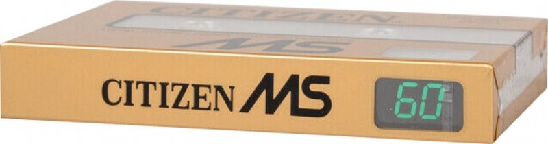 Compact Cassette Citizen MS 60 Type II Chrome 1985 Japan