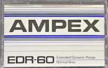 Compact Cassette Ampex EDR 60 Type I Normal 1982 USA