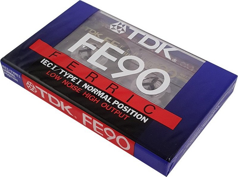 Compact Cassette TDK FE 90 "FE-90EB" Type I Normal 1997 Europe