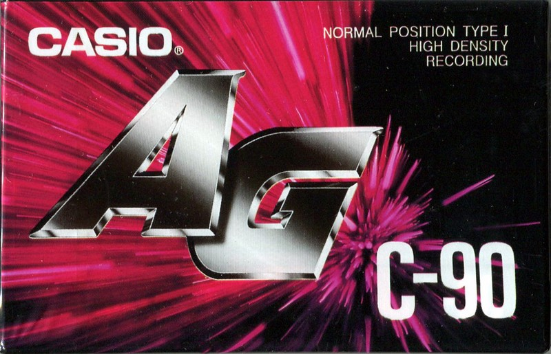 Compact Cassette Casio AG 90 Type I Normal 1988 Europe