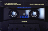Compact Cassette Denon GR-I 74 "GR-1 74U" Type I Normal 1994 Japan