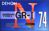 Compact Cassette Denon GR-I 74 "GR-1 74U" Type I Normal 1994 Japan