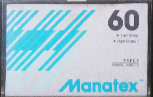 Compact Cassette Manatex 60 Type I Normal 1980 Hong Kong