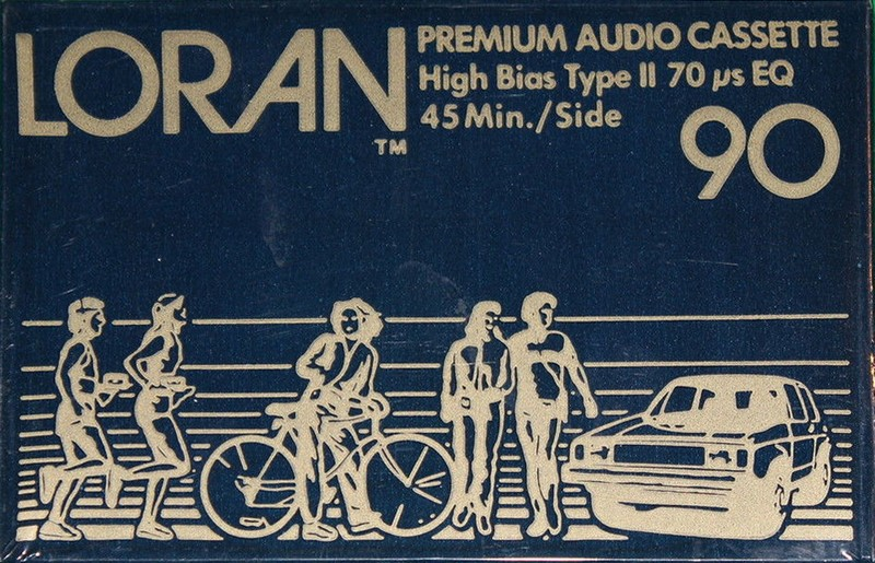 Compact Cassette Loran 90 Type II Chrome 1982 USA