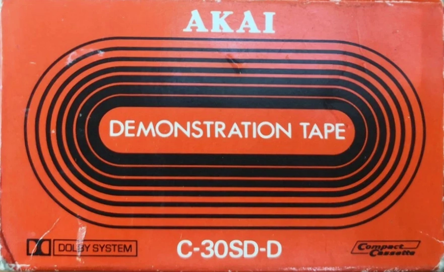Compact Cassette Akai 30 "SD-D" Demonstration Tape 1979 Europe