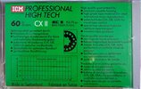Compact Cassette ICM CX II 60 Type II Chrome 1990 Europe