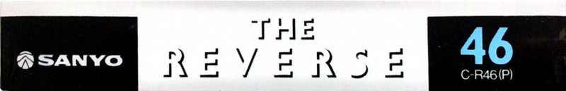 Compact Cassette Sanyo The Reverse 46 "C-R46(P)" Type I Normal 1986 Japan