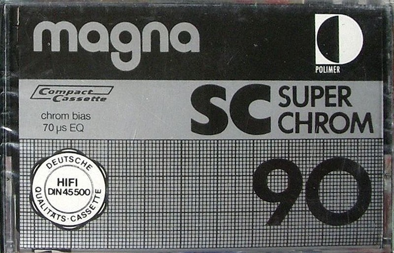 Compact Cassette Magna SC 90 Type II Chrome 1979 Europe