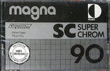 Compact Cassette Magna SC 90 Type II Chrome 1979 Europe