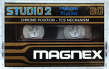 Compact Cassette Magnex Studio 2 60 Type II Chrome 1979 Europe