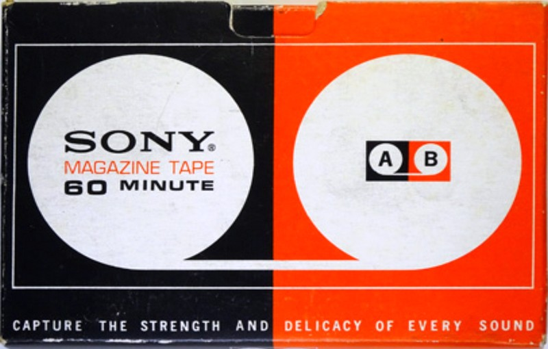 Compact Cassette Sony 60 "Magazine Tape" Type I Normal 1969 Japan
