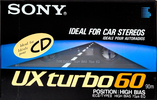 Compact Cassette Sony UX turbo 60 Type II Chrome 1990 North America