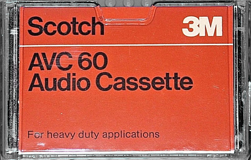 Compact Cassette Scotch AVC 60 Type I Normal 1972 USA