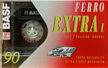 Compact Cassette BASF Ferro Extra I 90 Type I Normal 1993 Worldwide