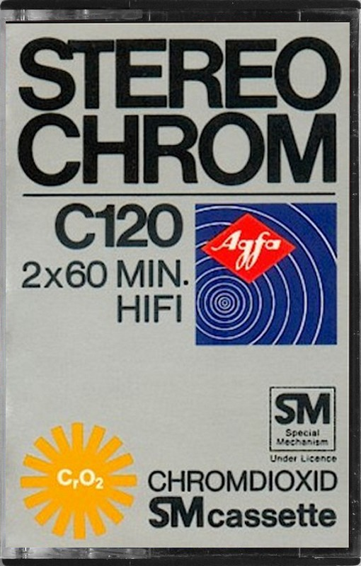 Compact Cassette AGFA Stereochrom 120 Type II Chrome 1975 Europe