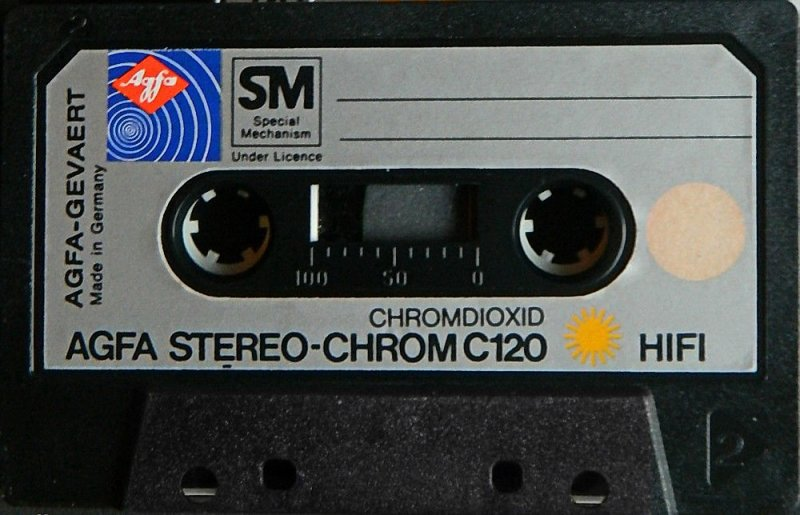 Compact Cassette AGFA Stereochrom 120 Type II Chrome 1975 Europe