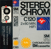 Compact Cassette AGFA Stereochrom 120 Type II Chrome 1975 Europe