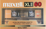 Compact Cassette Maxell XLII 60 Type II Chrome 1984 USA