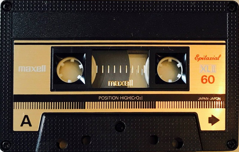 Compact Cassette Maxell XLII 60 Type II Chrome 1984 USA