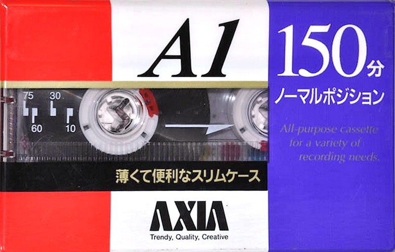 Compact Cassette AXIA A1 150 "A1SB 150" Type I Normal 1997 Japan
