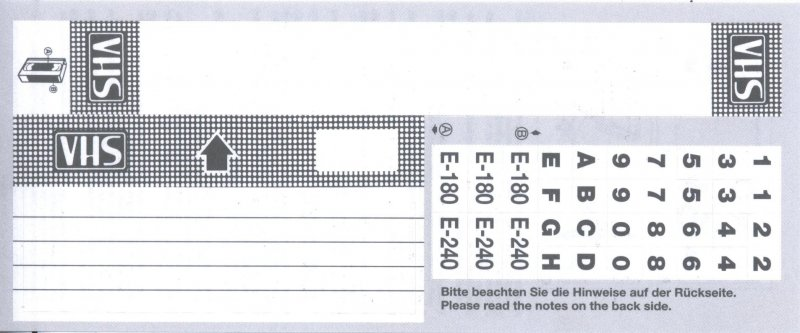 VHS, Video Home System K Classic 240 Type I Normal 2010 Worldwide