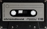 Compact Cassette Silver Pon 60 Type II Chrome Germany