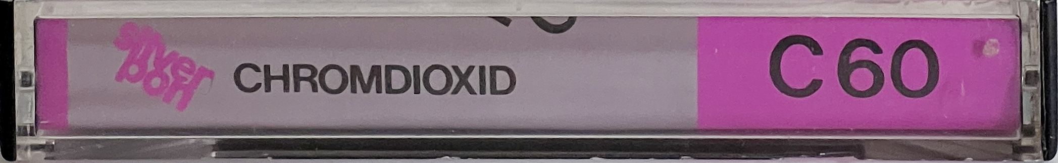 Compact Cassette Silver Pon 60 Type II Chrome Germany