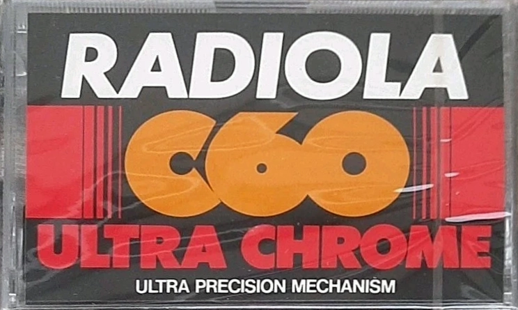 Compact Cassette Radiola Ultra Chrome 90 Type II Chrome 1981 Europe