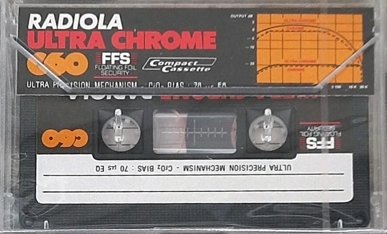 Compact Cassette Radiola Ultra Chrome 90 Type II Chrome 1981 Europe