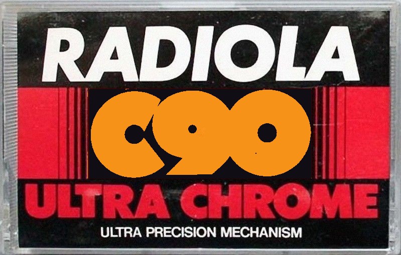 Compact Cassette Radiola Ultra Chrome 90 Type II Chrome 1981 Europe
