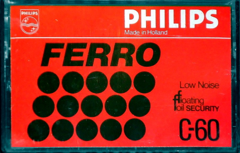 Compact Cassette Philips Ferro 60 Type I Normal 1978 Europe