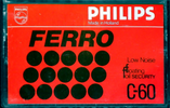Compact Cassette Philips Ferro 60 Type I Normal 1978 Europe