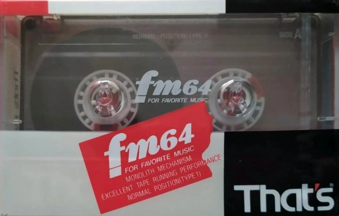 Compact Cassette Thats FM 64 Type I Normal 1989 Japan