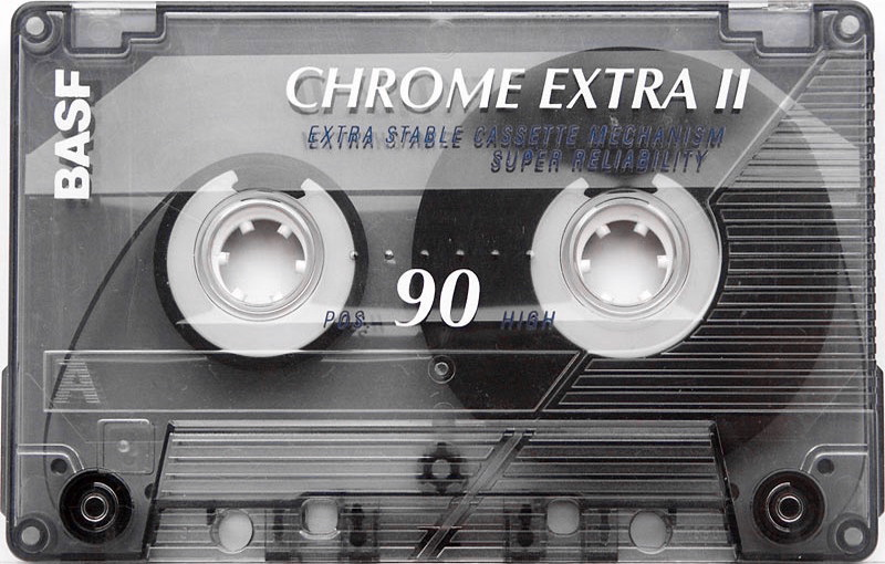 Compact Cassette BASF Chrome Extra II 90 Type II Chrome 1993 USA
