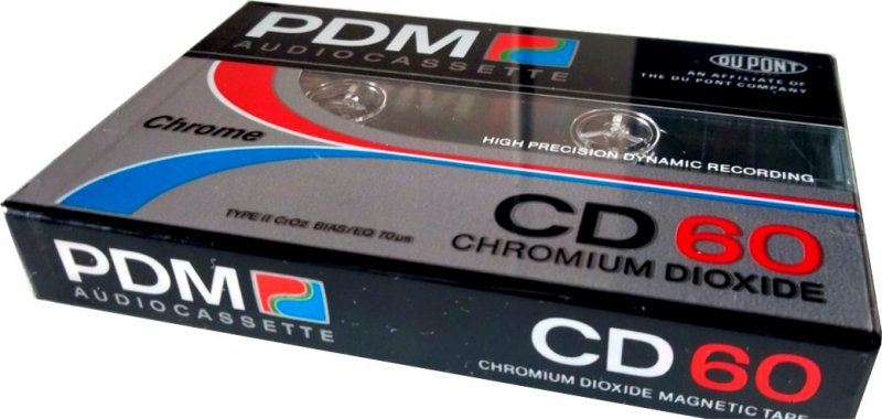 Compact Cassette PDM CD 60 Type II Chrome 1987 Europe