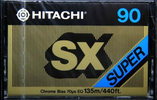 Compact Cassette Hitachi SX 90 Type II Chrome 1981 Europe