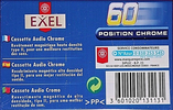 Compact Cassette Exel 60 Type II Chrome Europe