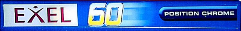 Compact Cassette Exel 60 Type II Chrome Europe