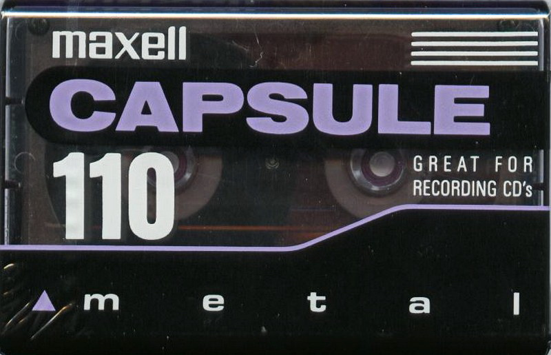 Compact Cassette Maxell Capsule 110 Type IV Metal 1992 North America
